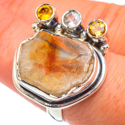 Citrine Rings handcrafted by Ana Silver Co - RING69427