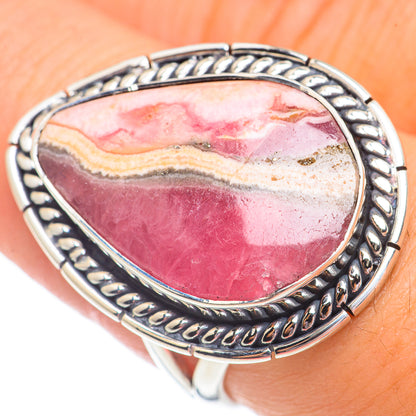 Rhodochrosite Rings handcrafted by Ana Silver Co - RING69430