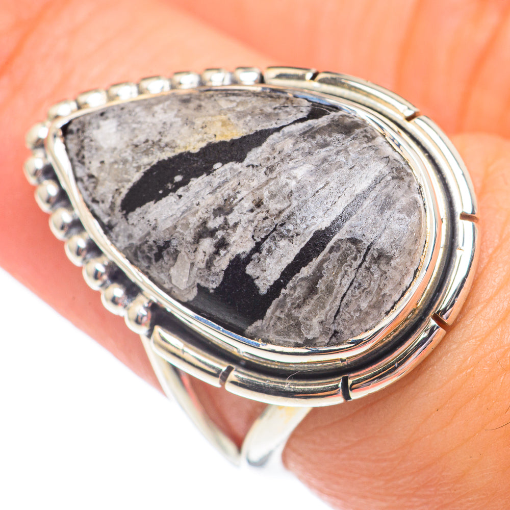 Chrysanthemum Stone Rings handcrafted by Ana Silver Co - RING69439