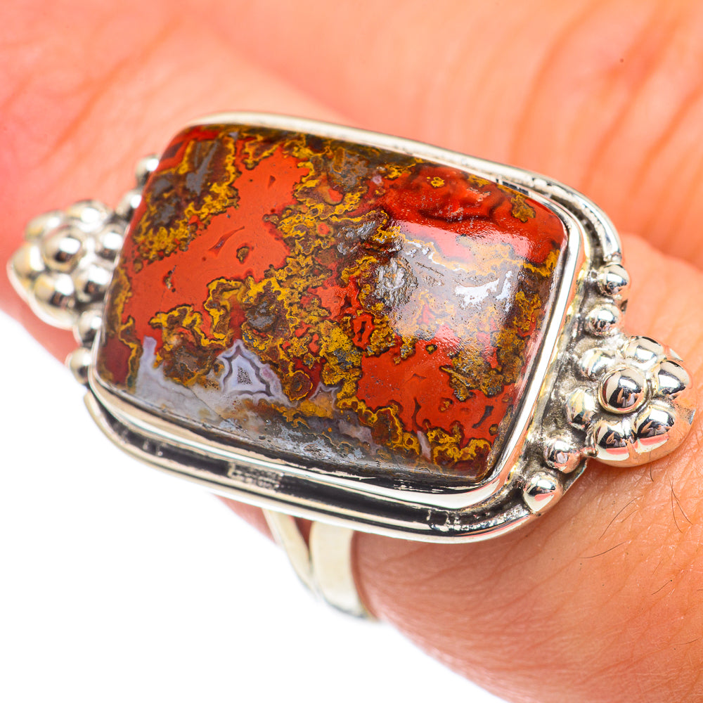 Mahogany Obsidian Rings handcrafted by Ana Silver Co - RING69458