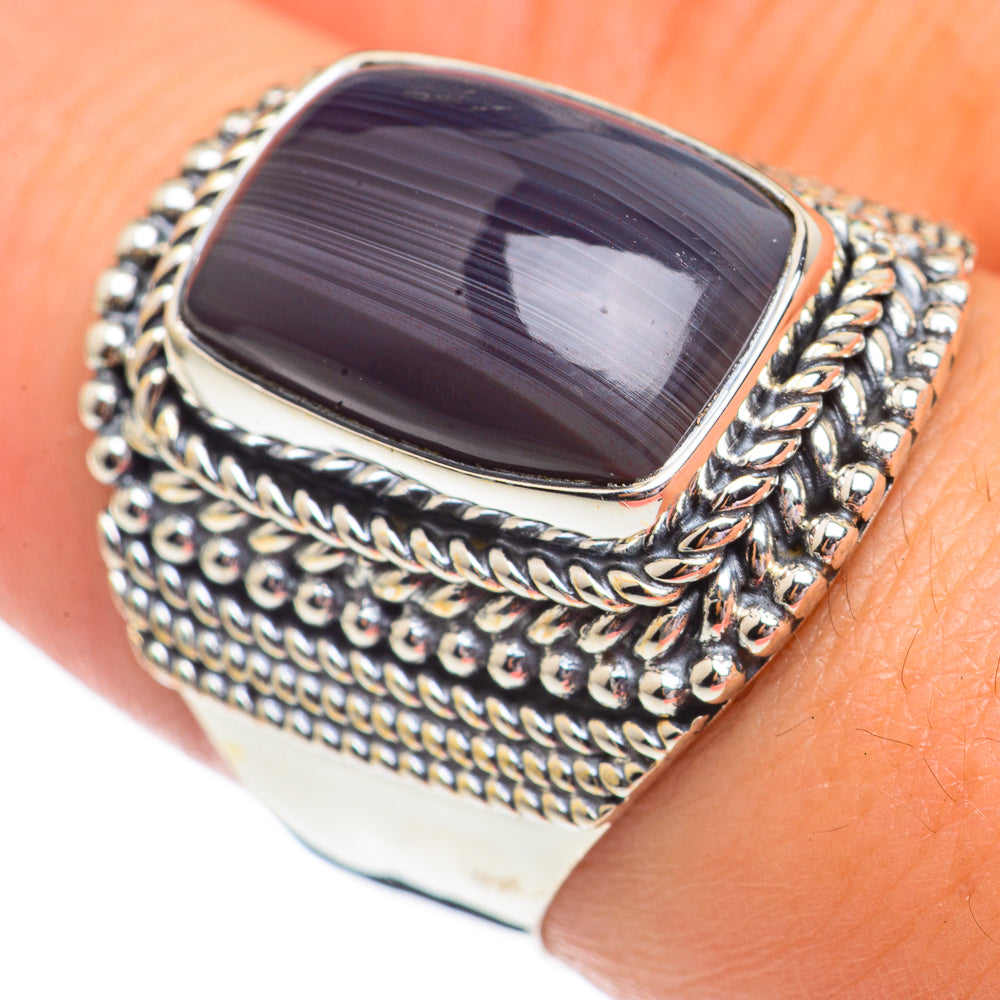 Botswana Agate Rings handcrafted by Ana Silver Co - RING69459