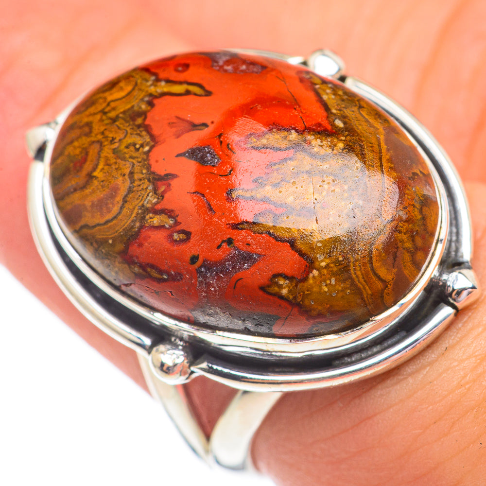 Mahogany Obsidian Rings handcrafted by Ana Silver Co - RING69460