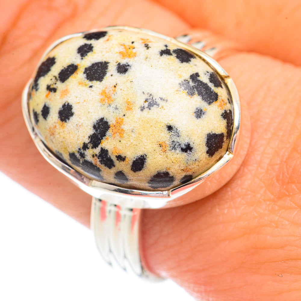 Dalmatian Jasper Rings handcrafted by Ana Silver Co - RING69463