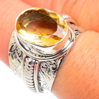 Citrine Rings handcrafted by Ana Silver Co - RING69465