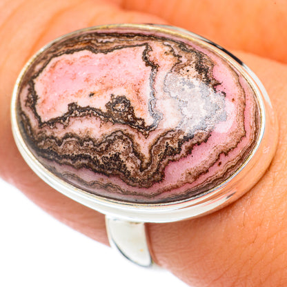 Rhodochrosite Rings handcrafted by Ana Silver Co - RING69466
