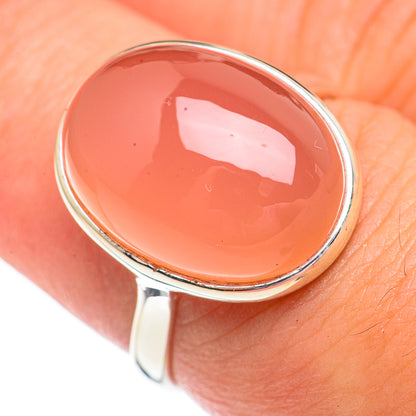 Rose Quartz Rings handcrafted by Ana Silver Co - RING69468