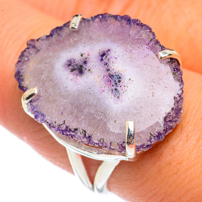 Amethyst Stalactite Rings handcrafted by Ana Silver Co - RING69471