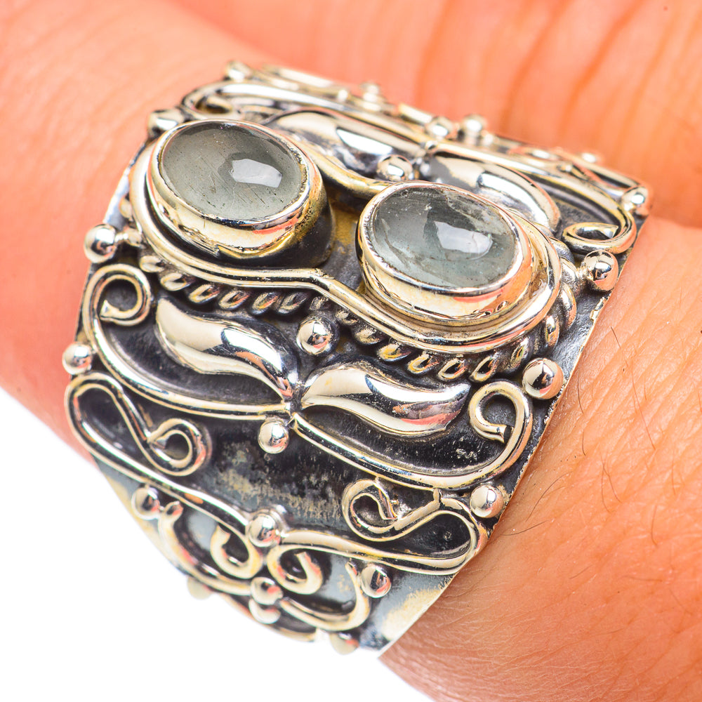 Aquamarine Rings handcrafted by Ana Silver Co - RING69487