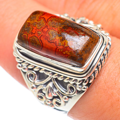 Mahogany Obsidian Rings handcrafted by Ana Silver Co - RING69495