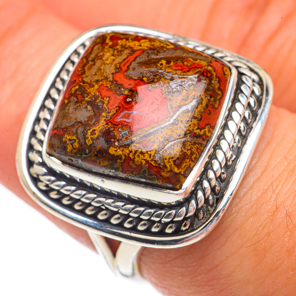 Mahogany Obsidian Rings handcrafted by Ana Silver Co - RING69497