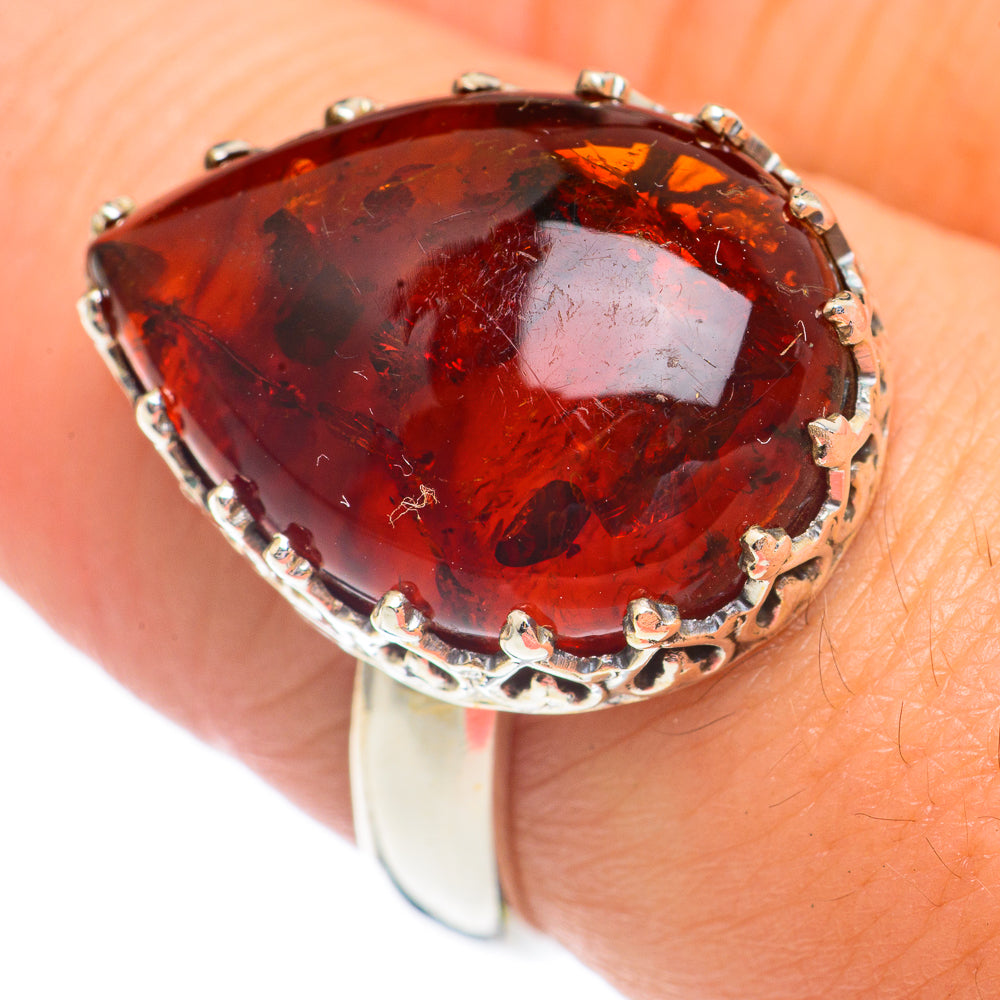 Baltic Amber Rings handcrafted by Ana Silver Co - RING69499