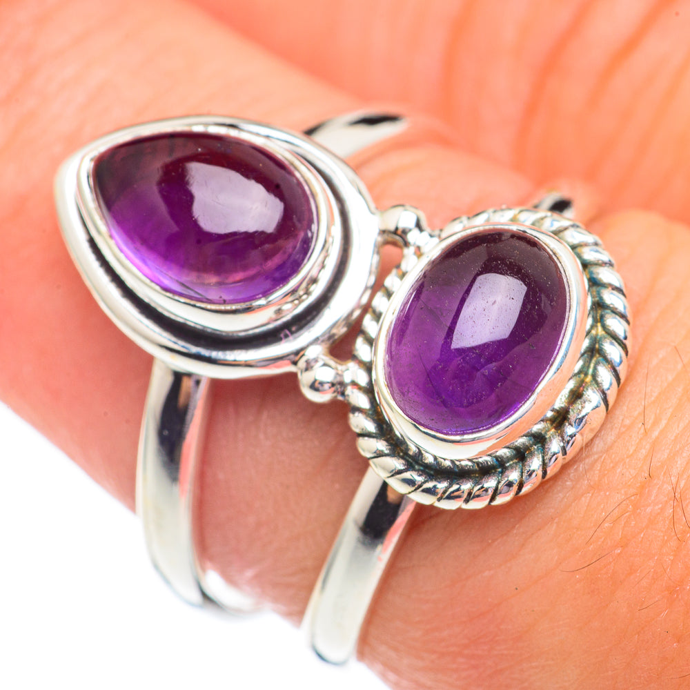 Amethyst Rings handcrafted by Ana Silver Co - RING69507