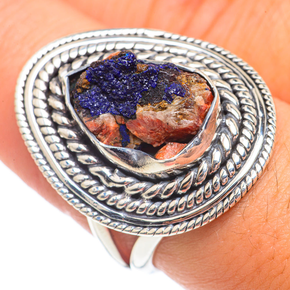 Azurite Rings handcrafted by Ana Silver Co - RING69520