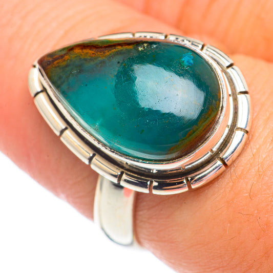 Chrysoprase Rings handcrafted by Ana Silver Co - RING69522
