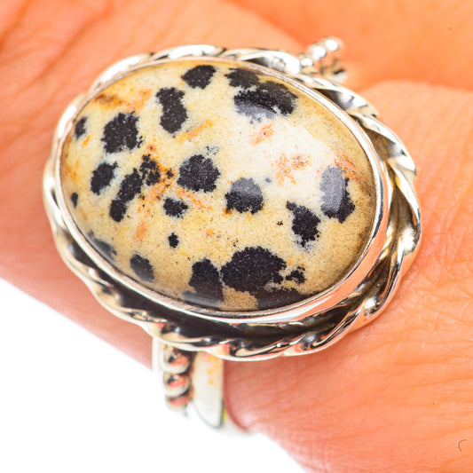Dalmatian Jasper Rings handcrafted by Ana Silver Co - RING69531
