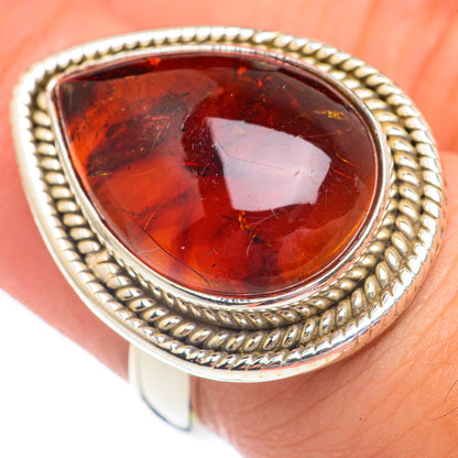 Baltic Amber Rings handcrafted by Ana Silver Co - RING69532