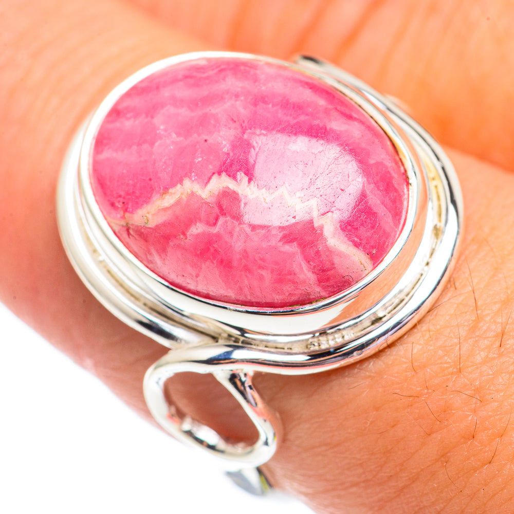 Rhodochrosite Rings handcrafted by Ana Silver Co - RING69534