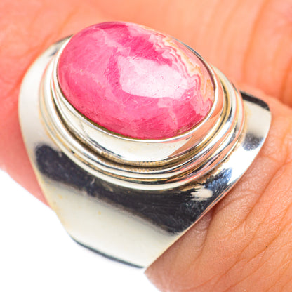 Rhodochrosite Rings handcrafted by Ana Silver Co - RING69537