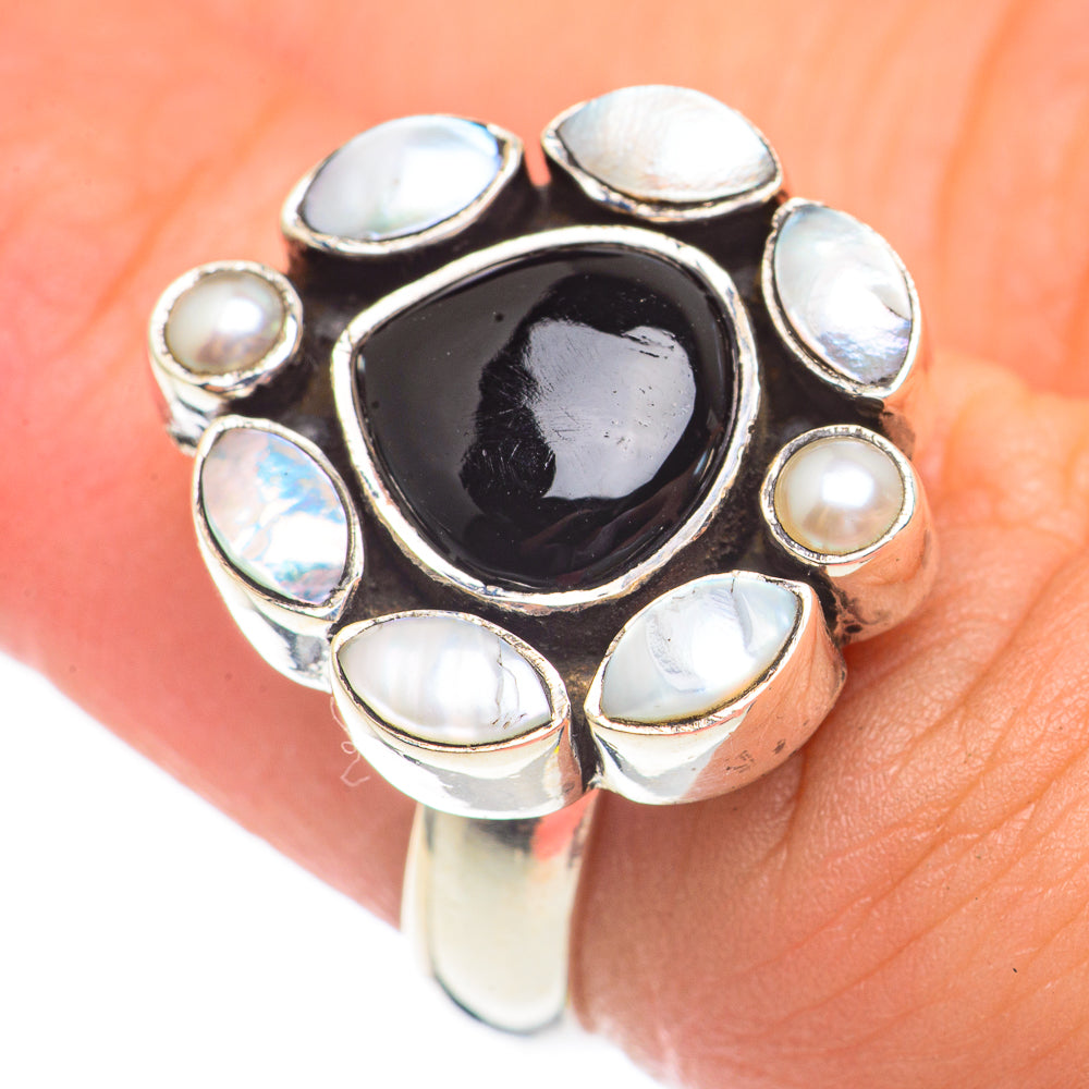 Black Onyx Rings handcrafted by Ana Silver Co - RING69542