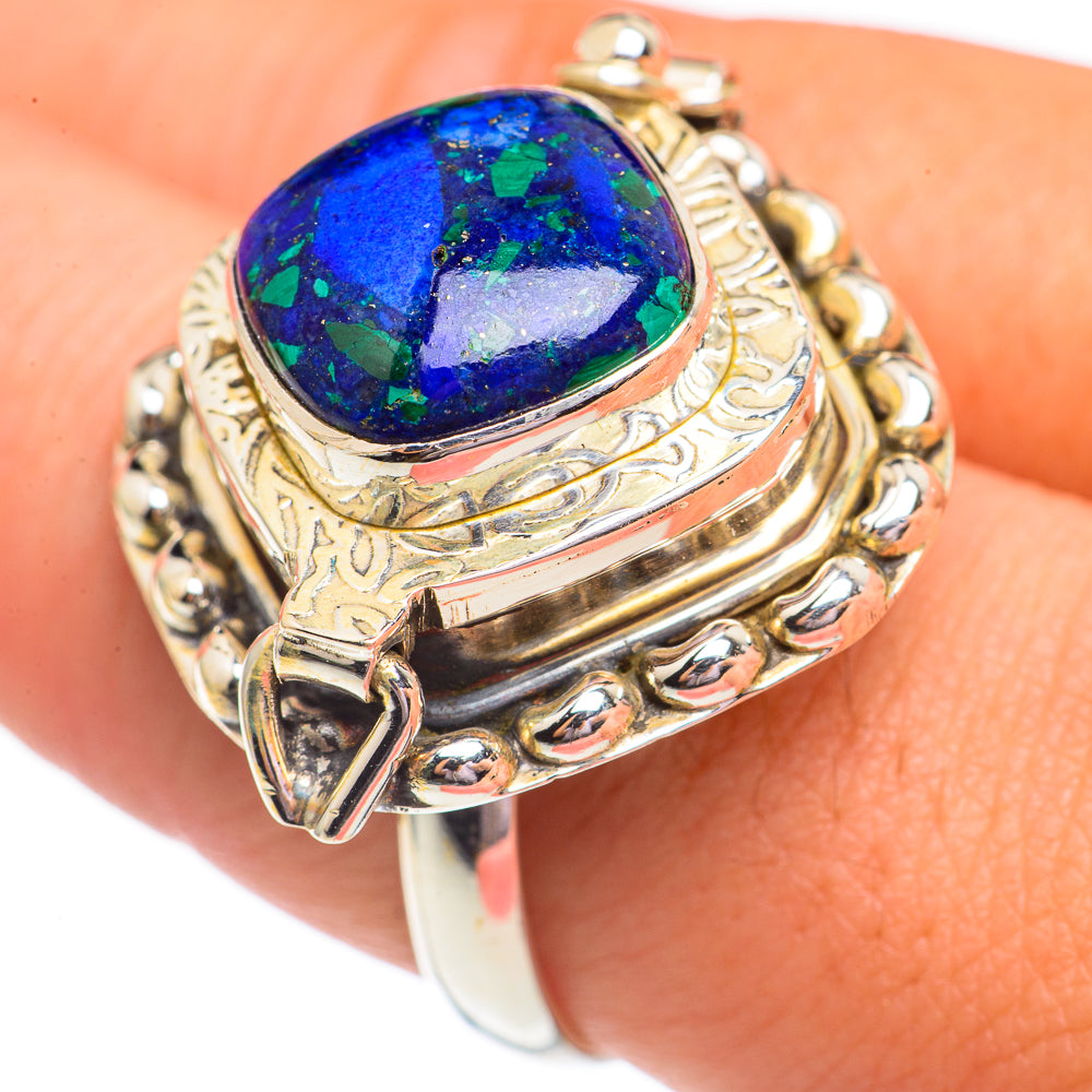Azurite Rings handcrafted by Ana Silver Co - RING69554