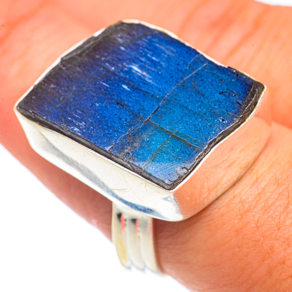 Labradorite Rings handcrafted by Ana Silver Co - RING69561