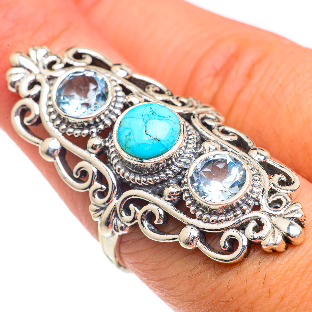 Larimar Rings handcrafted by Ana Silver Co - RING69562