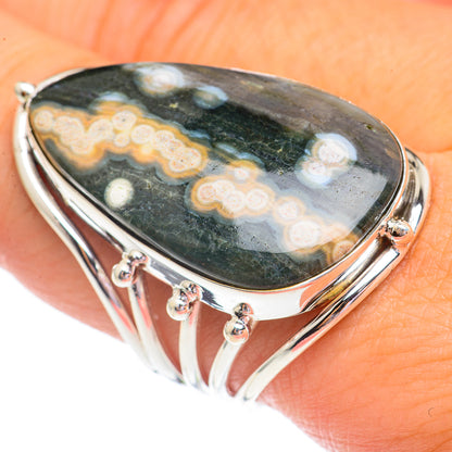 Ocean Jasper Rings handcrafted by Ana Silver Co - RING69564