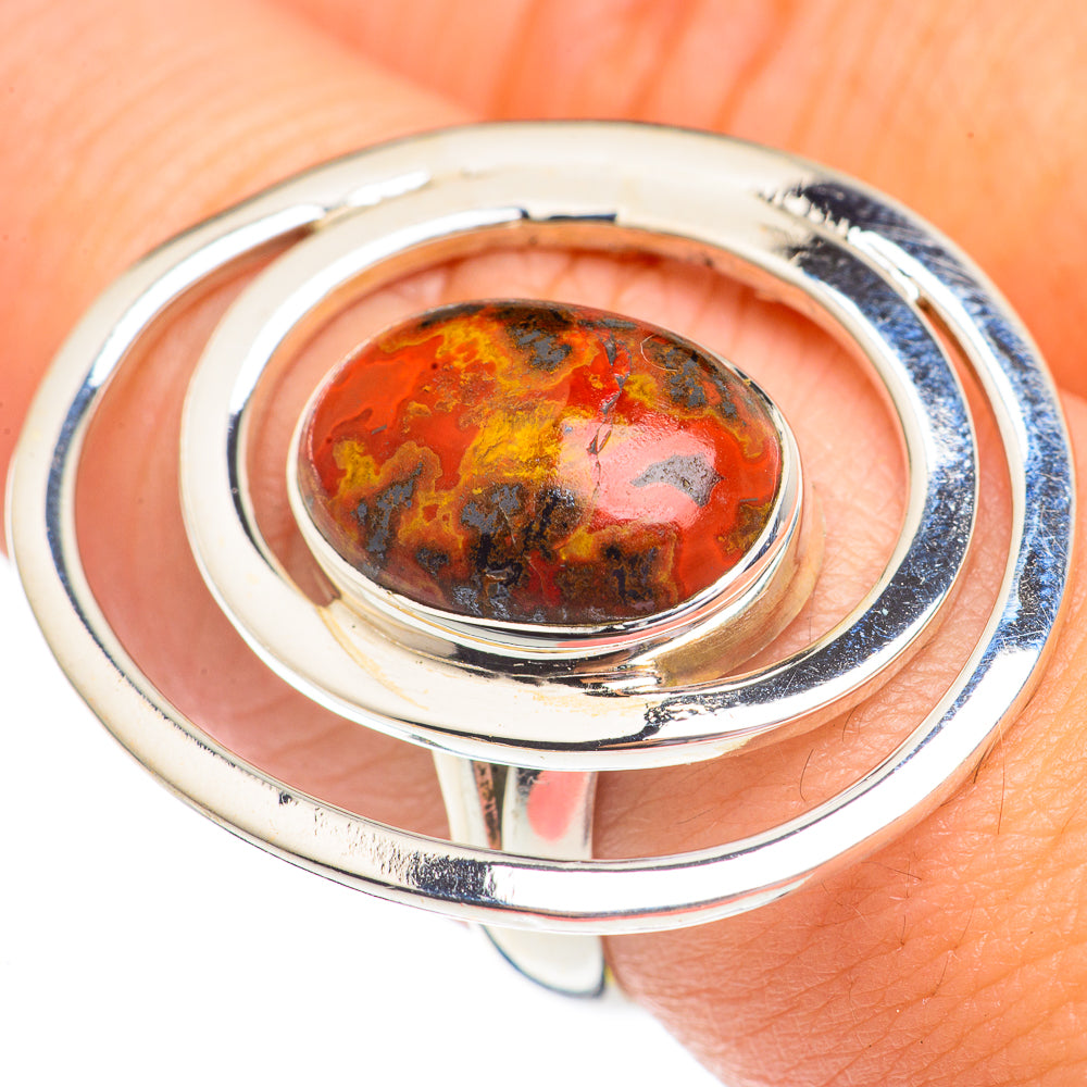 Red Jasper Rings handcrafted by Ana Silver Co - RING69568