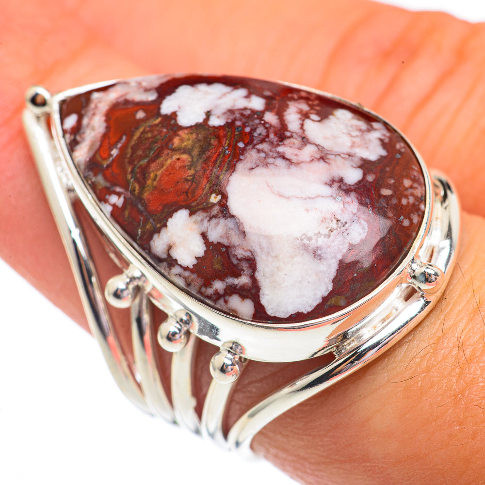 Red Jasper Rings handcrafted by Ana Silver Co - RING69569