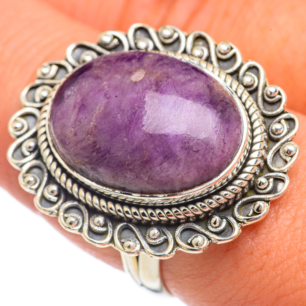 Charoite Rings handcrafted by Ana Silver Co - RING69583