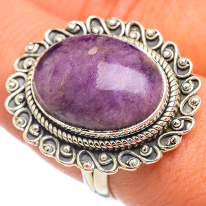 Charoite Rings handcrafted by Ana Silver Co - RING69583