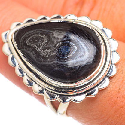 Psilomelane Rings handcrafted by Ana Silver Co - RING69585