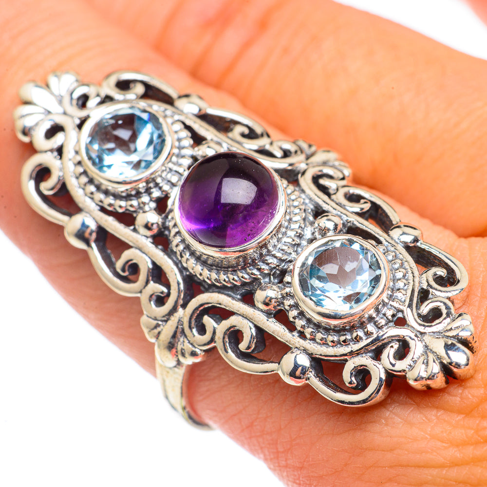 Amethyst Rings handcrafted by Ana Silver Co - RING69593