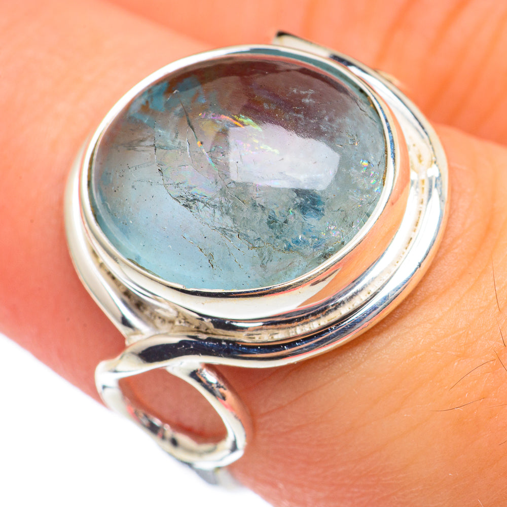 Aquamarine Rings handcrafted by Ana Silver Co - RING69601
