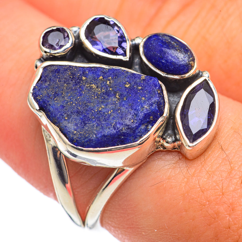Lapis Lazuli Rings handcrafted by Ana Silver Co - RING69603