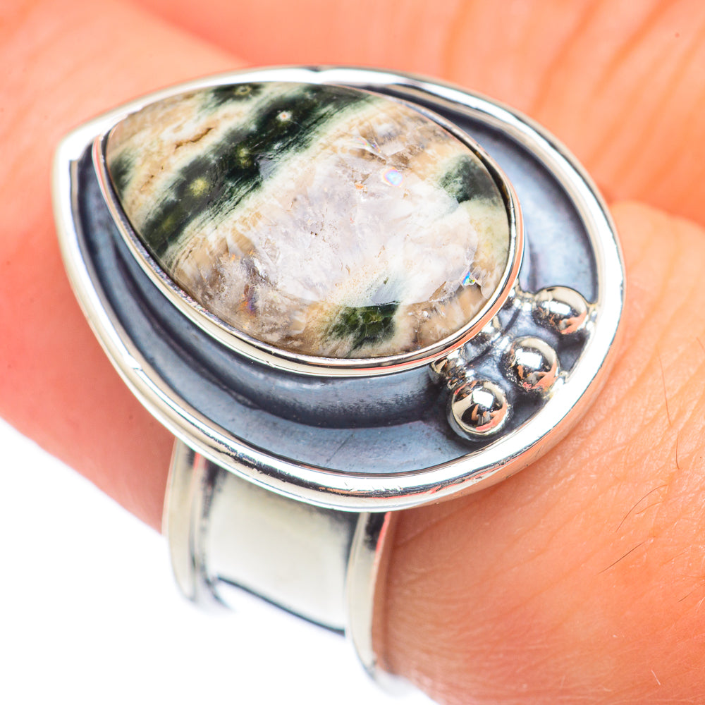 Ocean Jasper Rings handcrafted by Ana Silver Co - RING69609