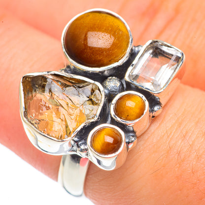 Tiger Eye Rings handcrafted by Ana Silver Co - RING69611