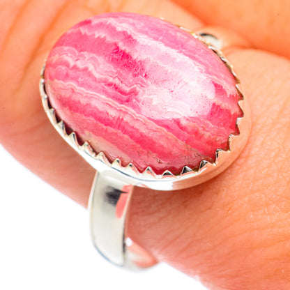 Rhodochrosite Rings handcrafted by Ana Silver Co - RING69619