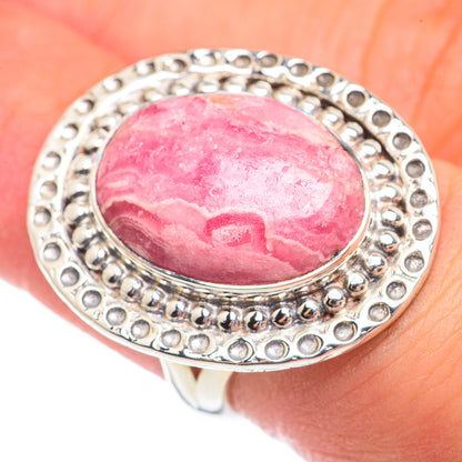 Rhodochrosite Rings handcrafted by Ana Silver Co - RING69621