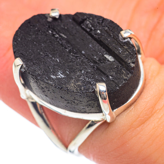 Black Tourmaline Rings handcrafted by Ana Silver Co - RING69629