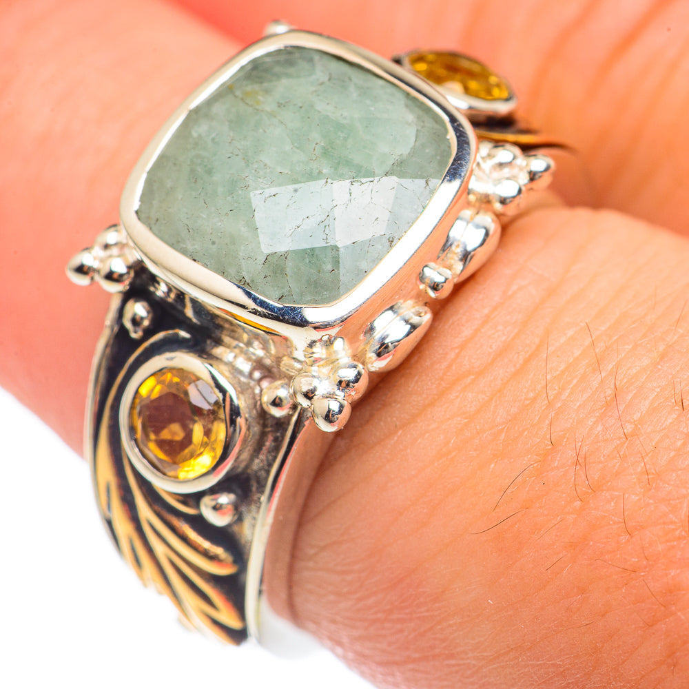 Aquamarine Rings handcrafted by Ana Silver Co - RING69639