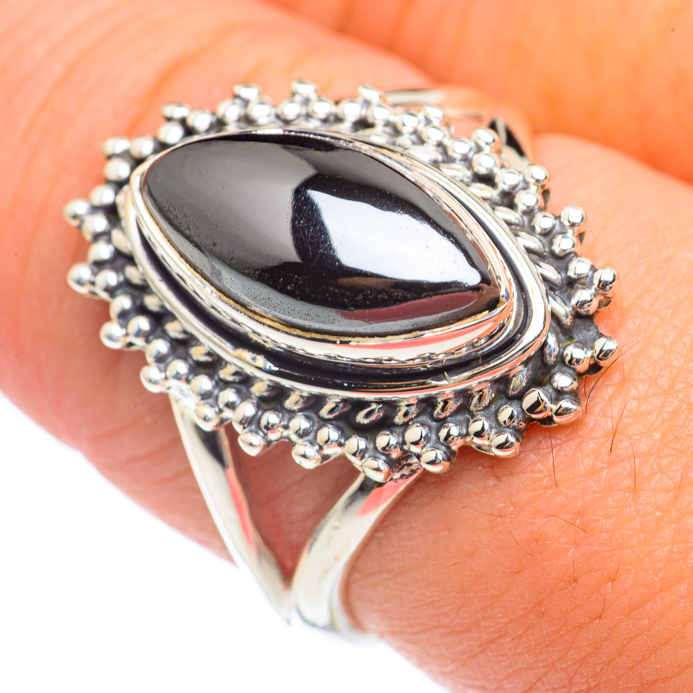 Hematite Rings handcrafted by Ana Silver Co - RING69642