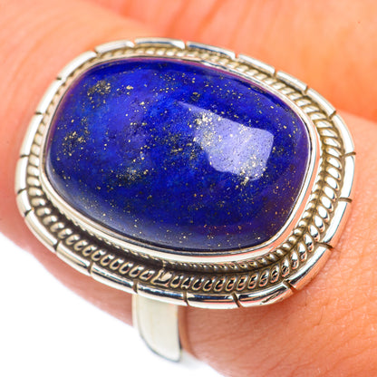 Lapis Lazuli Rings handcrafted by Ana Silver Co - RING69651