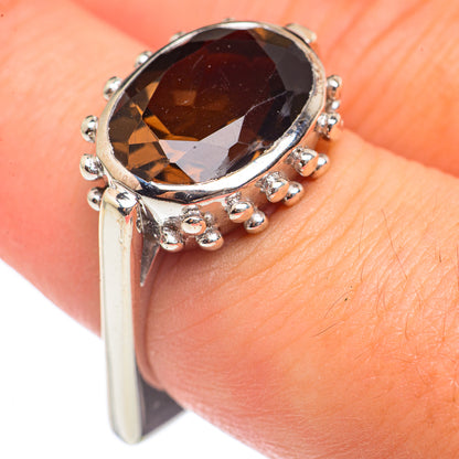 Smoky Quartz Rings handcrafted by Ana Silver Co - RING69660