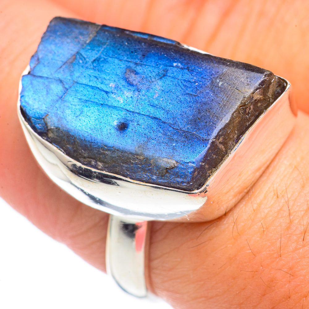 Labradorite Rings handcrafted by Ana Silver Co - RING69689