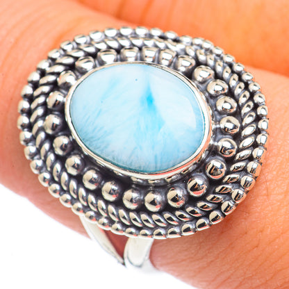Larimar Rings handcrafted by Ana Silver Co - RING69690