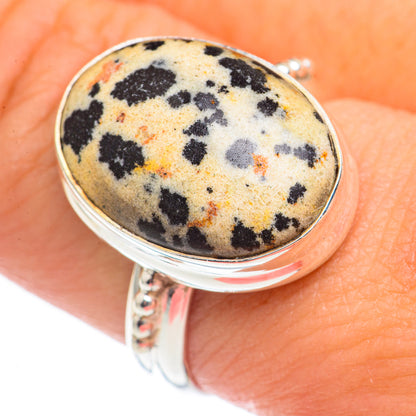 Dalmatian Jasper Rings handcrafted by Ana Silver Co - RING69700