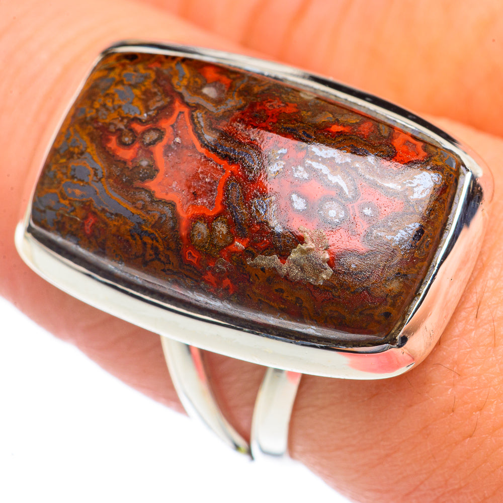 Mahogany Obsidian Rings handcrafted by Ana Silver Co - RING69702