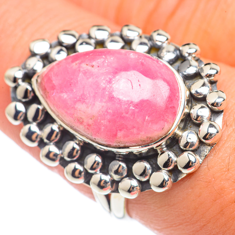 Rhodochrosite Rings handcrafted by Ana Silver Co - RING69706