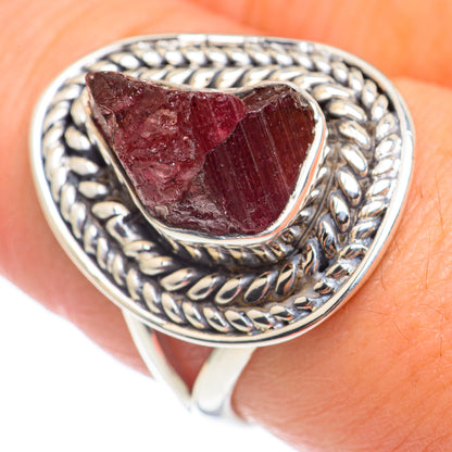 Pink Tourmaline Rings handcrafted by Ana Silver Co - RING69708